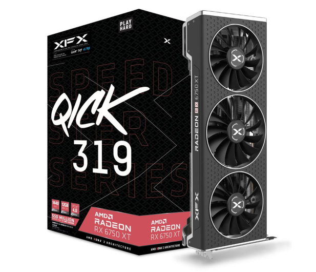 XFX Radeon RX 6750 XT Speedster Ultra QICK319 12GB GDDR6 - 747787 - zdjęcie